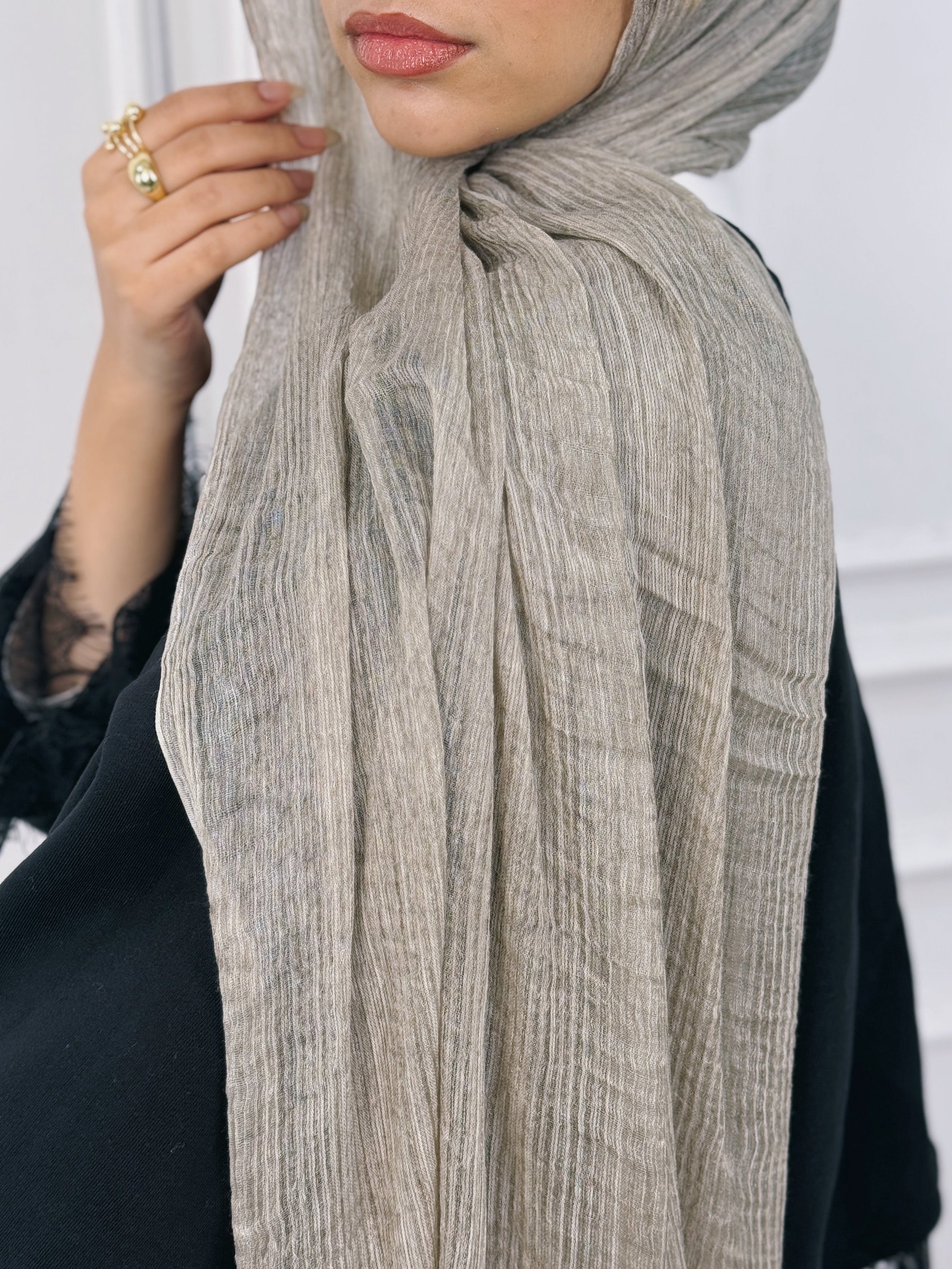 Beige - Airy chiffon