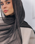 Dark brown - Airy chiffon