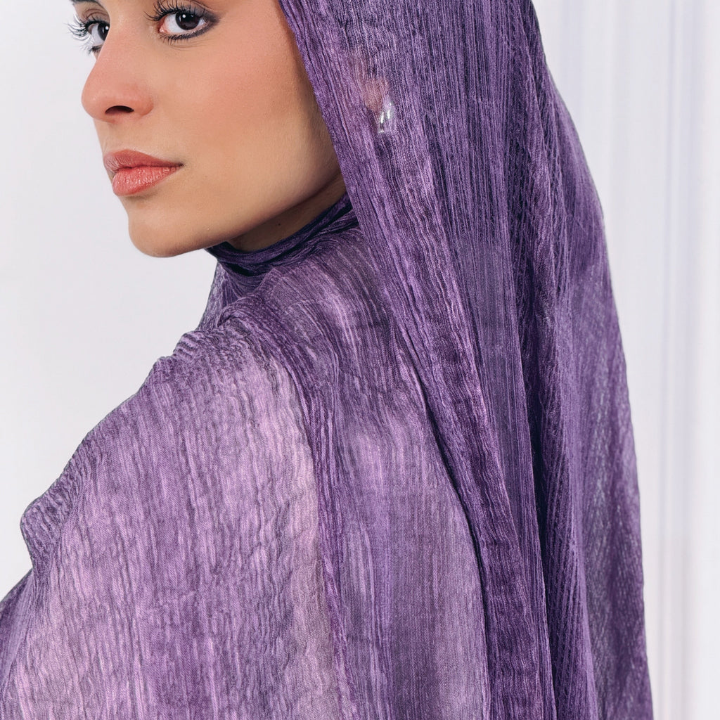 Purple - Airy chiffon