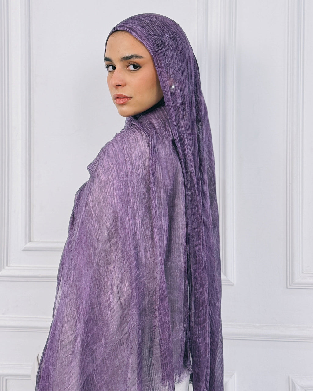 Purple - Airy chiffon