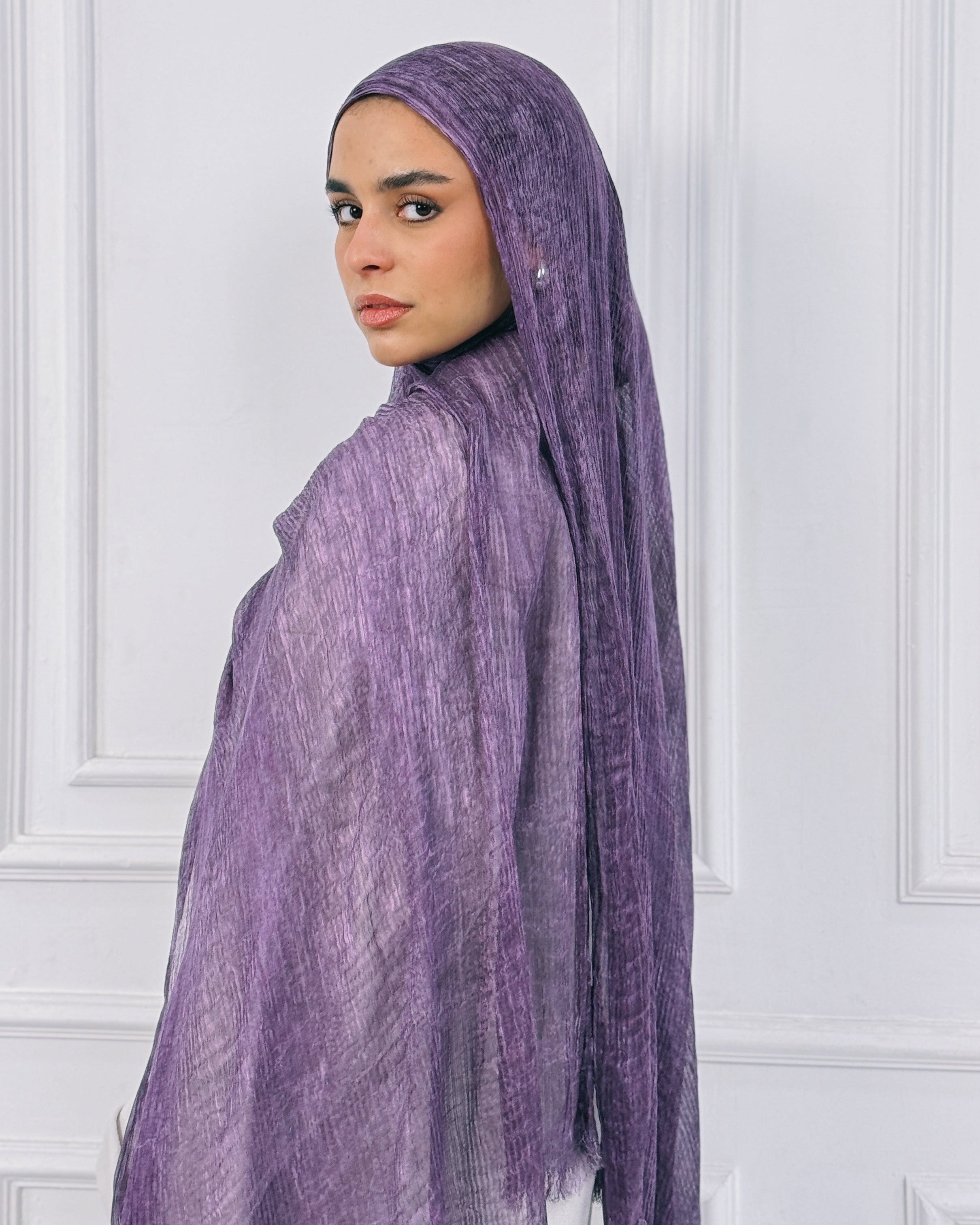 Purple - Airy chiffon
