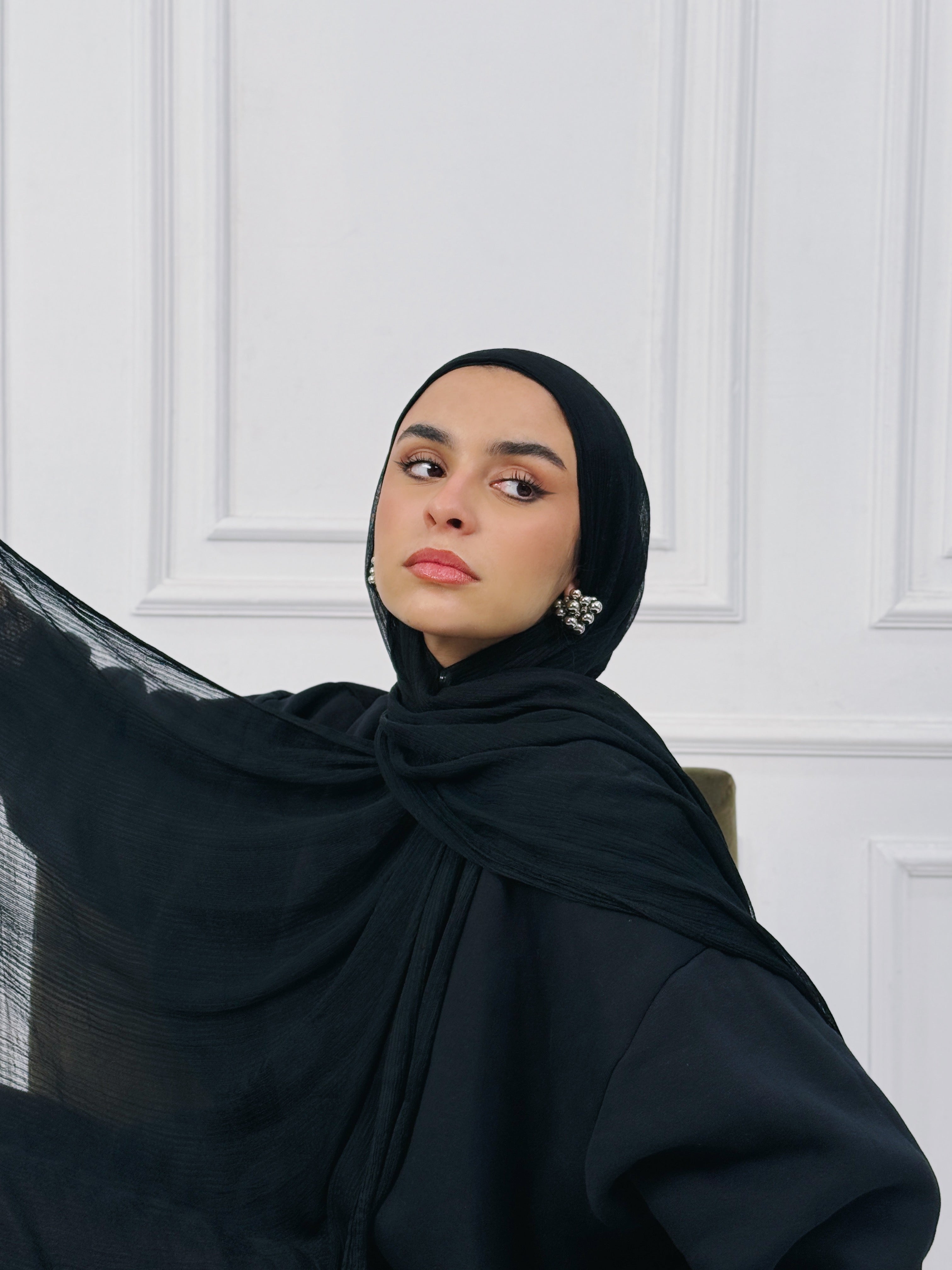 Black - Airy chiffon