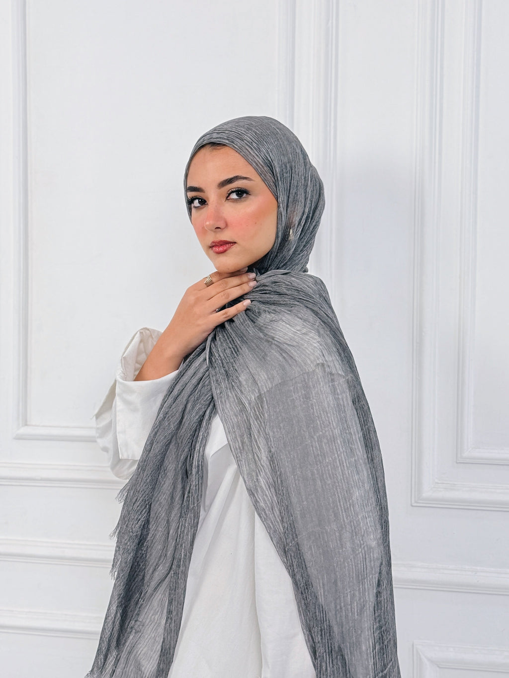 Grey - Airy chiffon