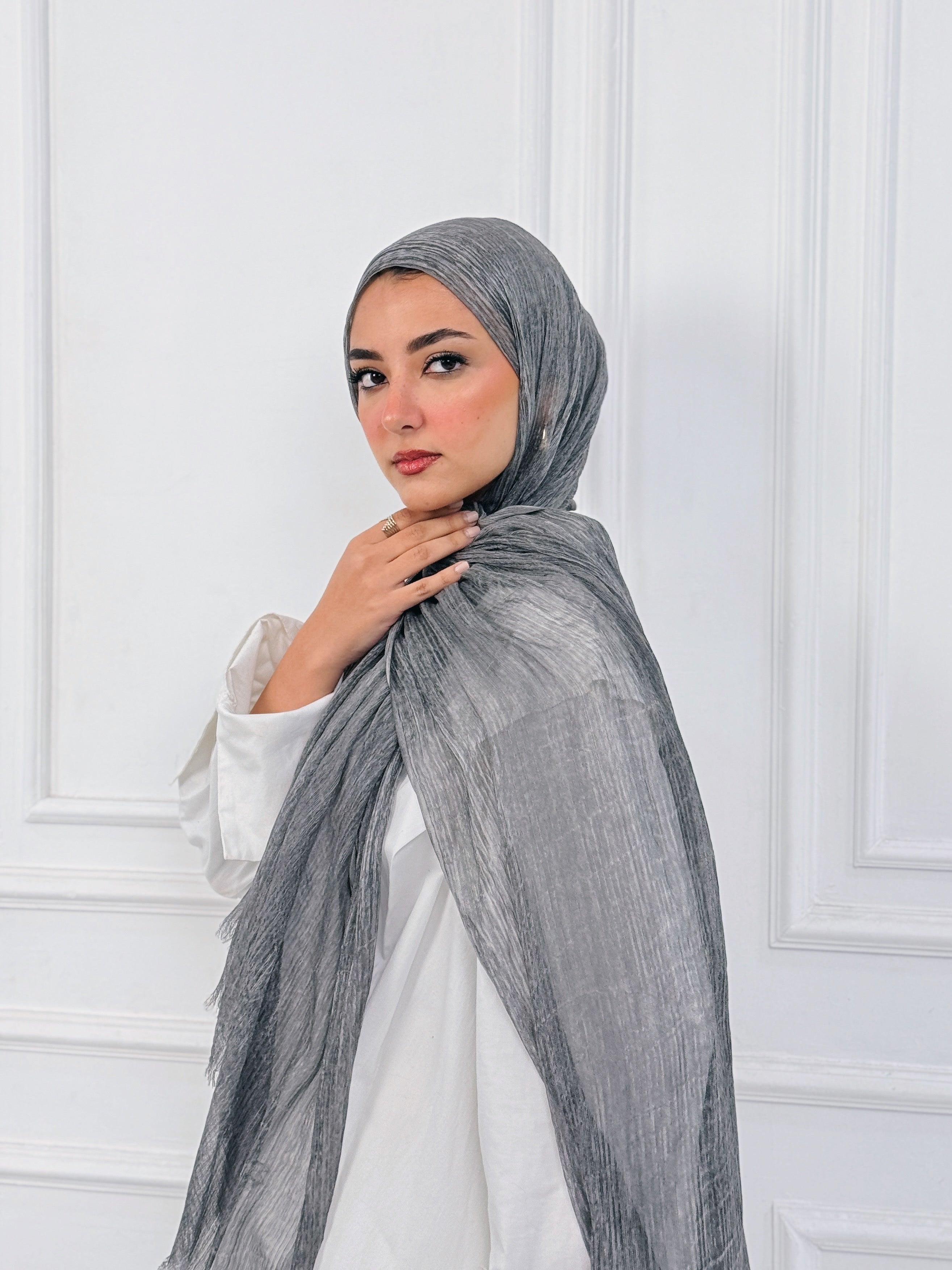 Grey - Airy chiffon
