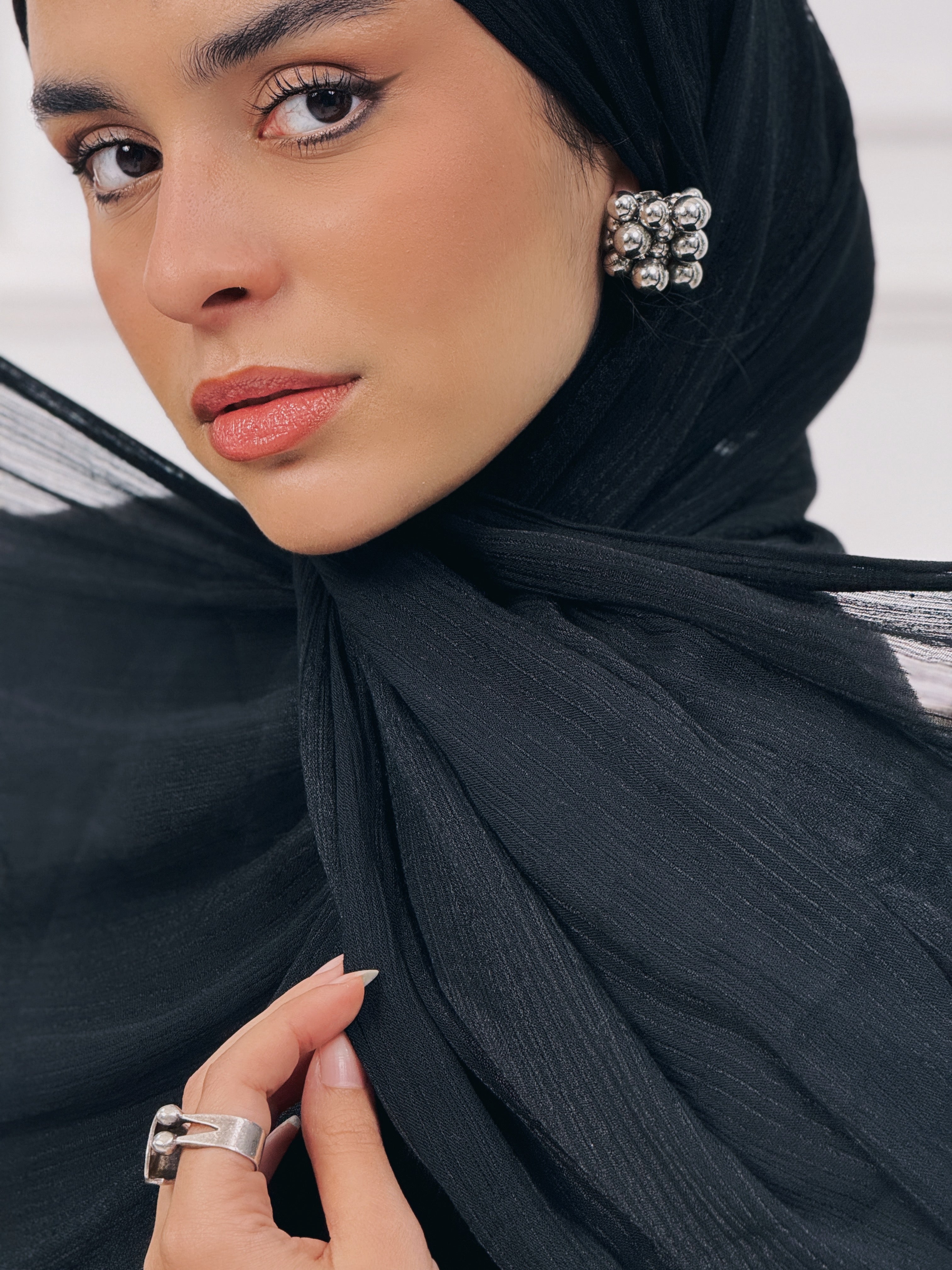 Black - Airy chiffon